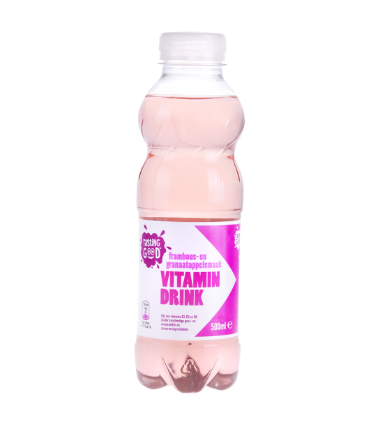 Vitamin Drink Framboos-Granaatappel 0,5 liter