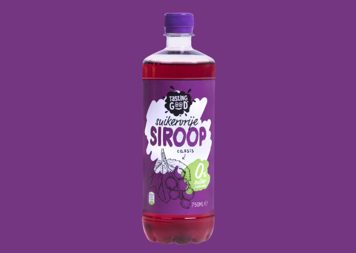 Suikervrije SIROOP Cassis