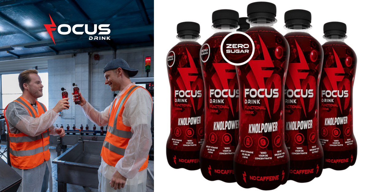 Nieuwe smaak alert: Focus Drink® Knolpower