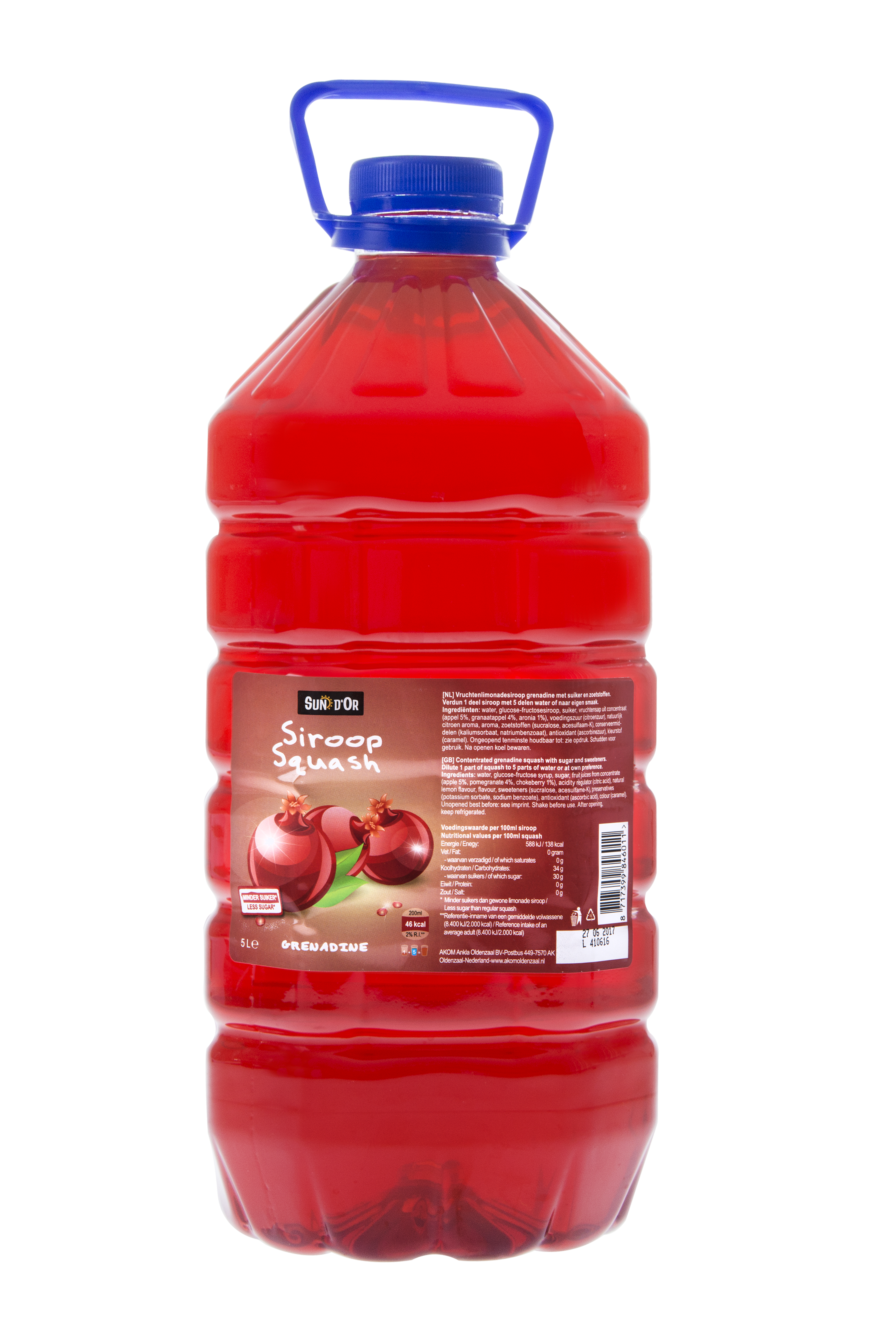 Grenadine Vruchtenlimonade 5 liter