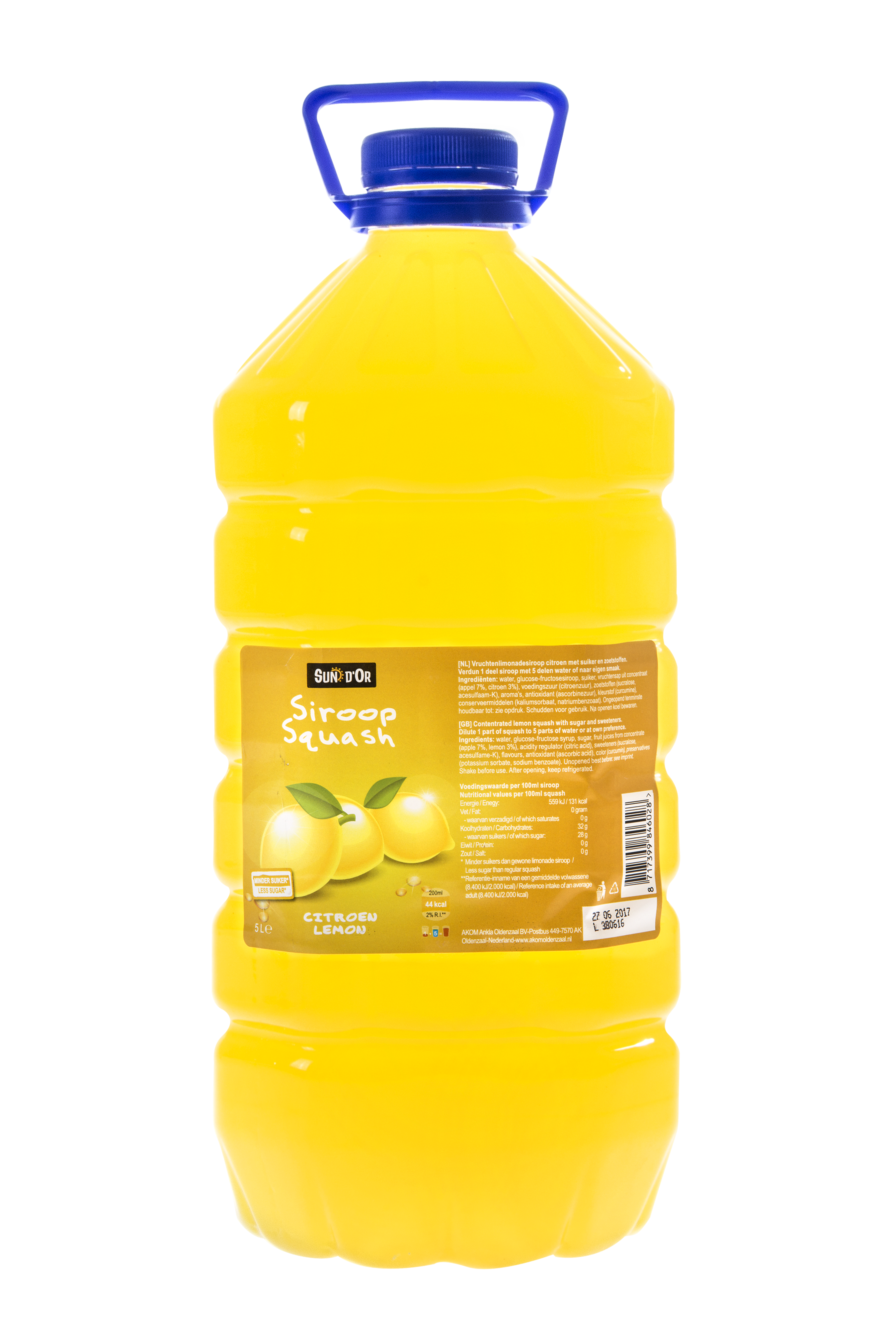 Citroen Vruchtenlimonade 5 liter