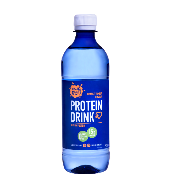 Suikervrije protein drink sinaasappel-vanille 0,5 liter