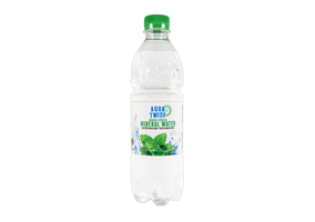 Bruisend mineraalwater met een vleugje muntsmaak 0,5 liter