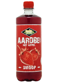 Aardbei fruitsiroop 0,75 liter